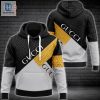 New Gucci Black Gold White Luxury Brand Hoodie And Pants Limited Edition Luxury Store hotcouturetrends 1