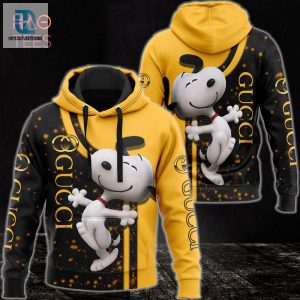 New Gucci Black Gold 3D Hoodie And Pants Limited Edition Luxury Store hotcouturetrends 1 1