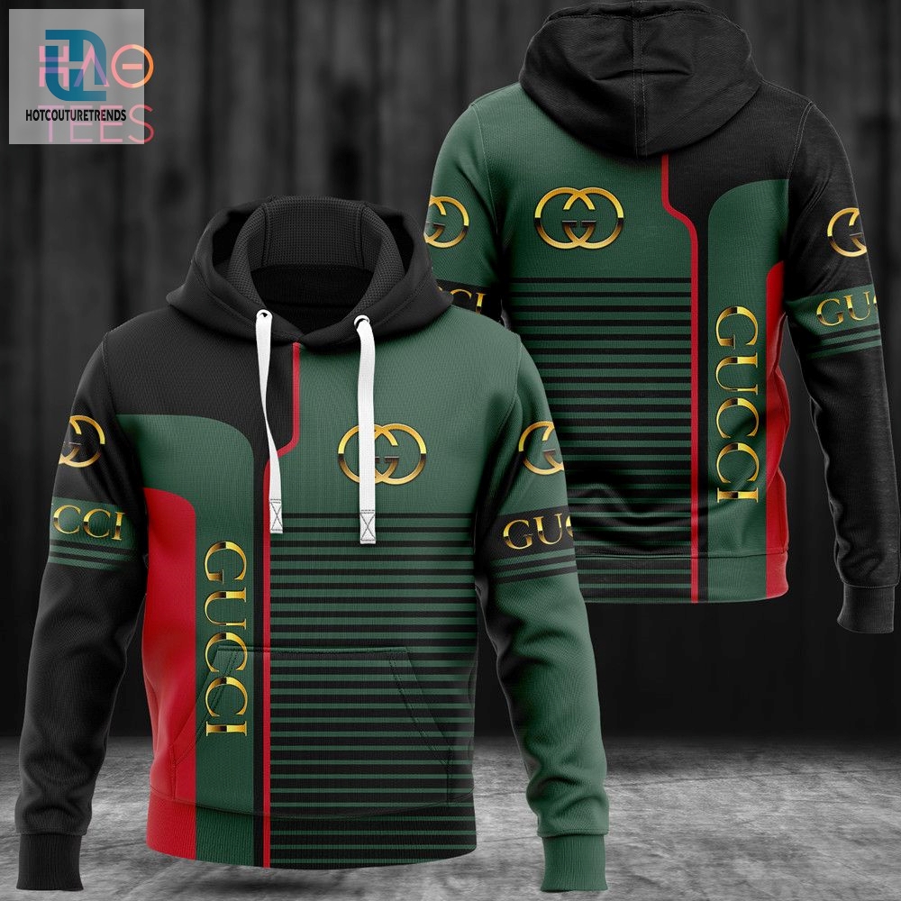 New Gucci Green Red Black Luxury Hoodie Pants Limited Edition Luxury Store 