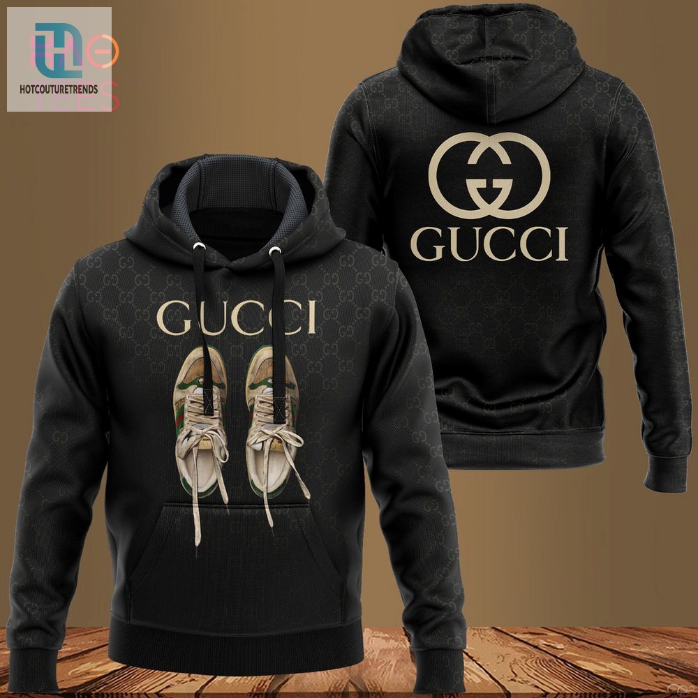 New Gucci Black Luxury Hoodie Pants Limited Edition Luxury Store 