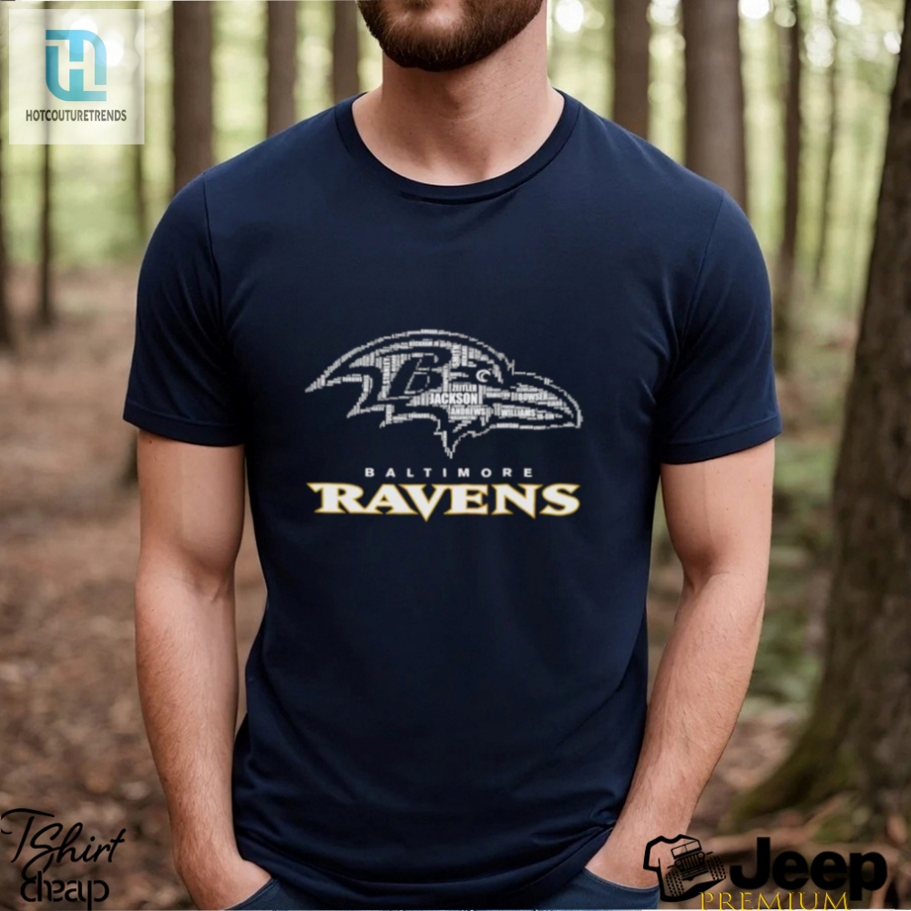 Big Logo Baltimore Ravens Names Shirt 