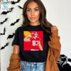 Travis Kelce 87 Kansas City Chiefs Super Bowl Shirt hotcouturetrends 1