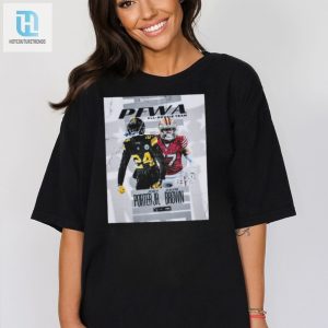 Joey Porter Jr. And Jiayir Brown Pfwa All Rookie Team Shirt hotcouturetrends 1 1