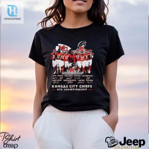 Official Chiefs 2023 Afc Championship Signature Shirt hotcouturetrends 1 3