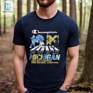 Champion Michigan Abbey Road 2023 Nfc Champion Signature Shirt hotcouturetrends 1 2