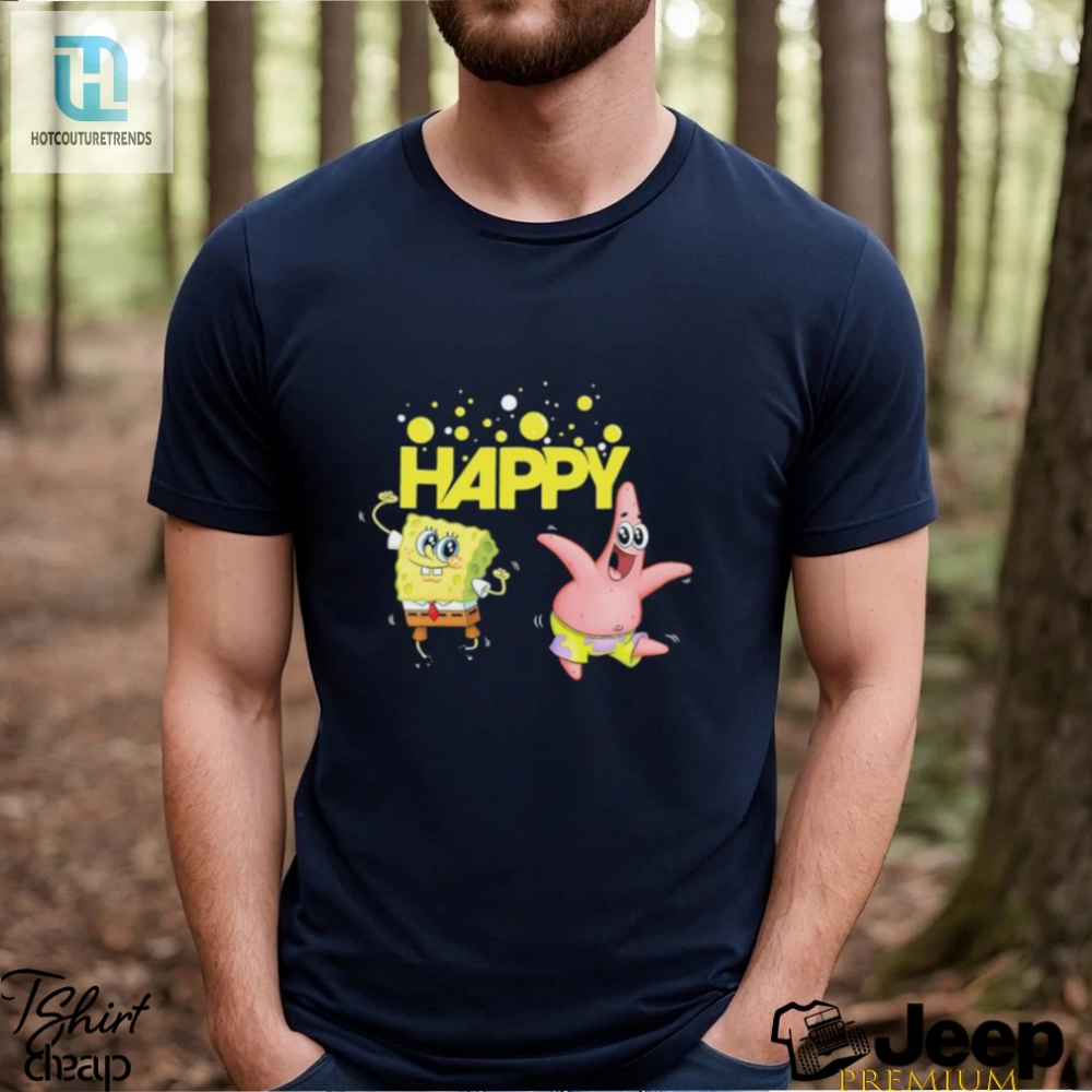 Spongebob Squarepants Happy Dancing Spongebob And Patrick Shirt 