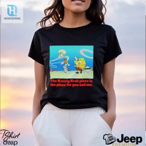 Spongebob Squarepants Spongebob Squidward Pizza Shirt hotcouturetrends 1 2