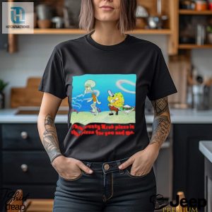 Spongebob Squarepants Spongebob Squidward Pizza Shirt hotcouturetrends 1 3