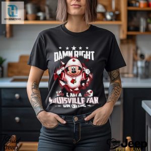 Mickey Mouse Damn Right I Am A Louisville Cardinals Fan Win Or Lose Shirt hotcouturetrends 1 3