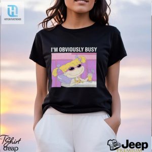 Rugrats Angelica Im Obviously Busy Distressed Panel Shirt hotcouturetrends 1 2