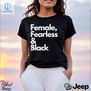 Sheryl Swoopes Wearing Female Fearless And Black Shirt hotcouturetrends 1 3