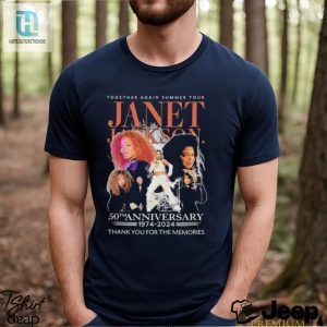Official Together Again Summer Tour Janet Jackson 50Th Anniversary 1974 2024 Thank You For The Memories Signature Shirt hotcouturetrends 1 2