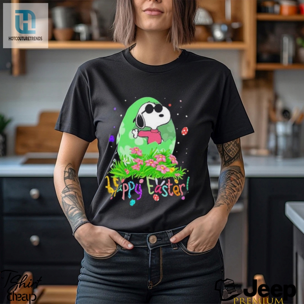 Snoopy Happy Easter Green Egg Fan 2024 Shirt 