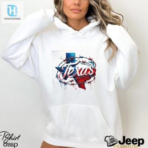 I Stand With Texas Pride Fence Border Wire Shirt hotcouturetrends 1 2
