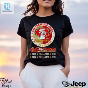 San Francisco 49Ers 2023 2024 Nfc Champions Shirt hotcouturetrends 1 7