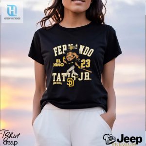 Fernando Tatis Jr San Diego Padres Caricature Shirt hotcouturetrends 1 3