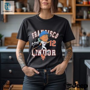 Francisco Lindor New York Mets Caricature Shirt hotcouturetrends 1 2