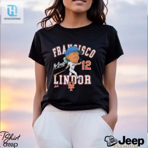 Francisco Lindor New York Mets Caricature Shirt hotcouturetrends 1 3