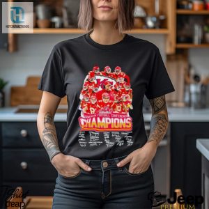 Kansas City Chiefs 2023 Afc Champions Signatures Shirt hotcouturetrends 1 2