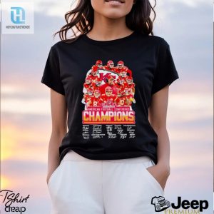 Kansas City Chiefs 2023 Afc Champions Signatures Shirt hotcouturetrends 1 3