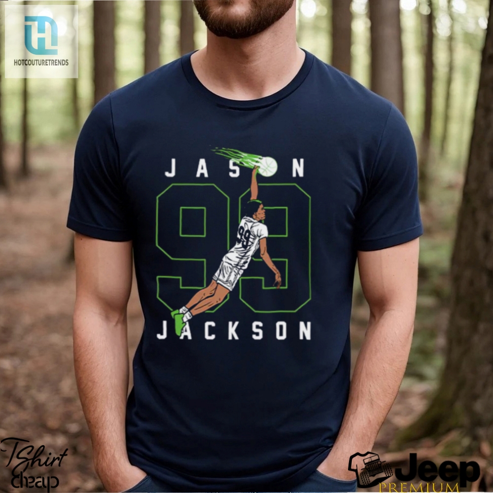 Jason Jackson  Black Individual Caricature Shirt 
