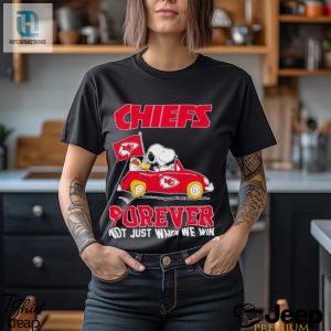 Snoopy And Woodstock Driving Car Kansas City Chiefs Forever Not Just When We Win Shirt hotcouturetrends 1 2