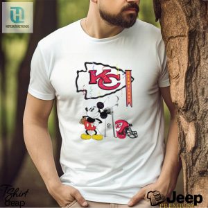 Mickey Mouse Kansas City Chiefs Champions Trophy Shirt hotcouturetrends 1 1