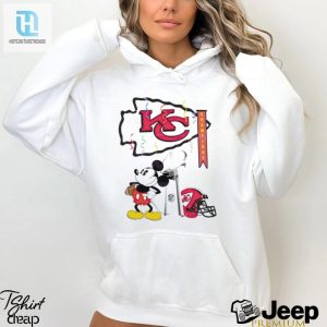Mickey Mouse Kansas City Chiefs Champions Trophy Shirt hotcouturetrends 1 2
