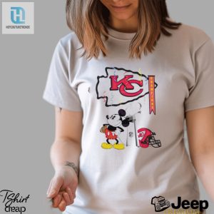 Mickey Mouse Kansas City Chiefs Champions Trophy Shirt hotcouturetrends 1 3