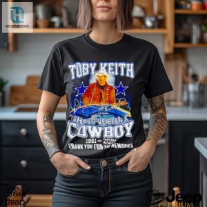 Toby Keith Shouldve Been A Cowboy 1961 2024 Thank You For The Memories Shirt hotcouturetrends 1 3