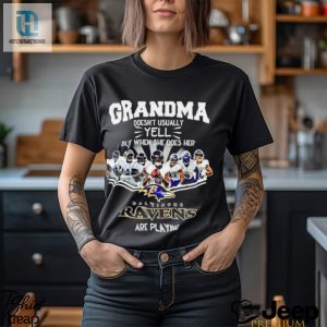 Nfl Grandma Doesnt Usually Yell But When She Does Her Baltimore Ravens Are Playing Football Team Signature Shirt hotcouturetrends 1 3
