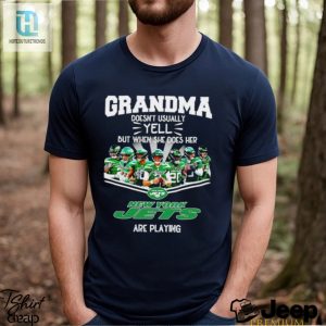 Nfl Grandma Doesnt Usually Yell But When She Does Her New York Jets Are Playing Football Team Signature Shirt hotcouturetrends 1 2