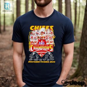 Chiefs Super Bowl Lviii Champions 2022 Back To Back 2023 Signatures Shirt hotcouturetrends 1 2