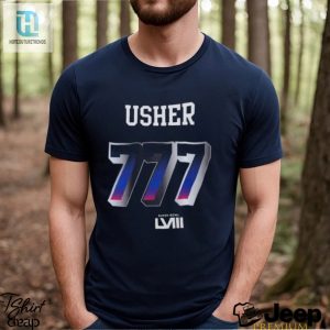 Usher Super Bowl Lviii Collection Mitchell Ness Black Triple Seven Legacy Shirt hotcouturetrends 1 3