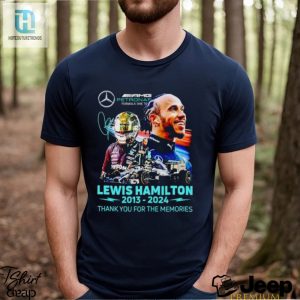 Lewis Hamilton 2013 2024 Thank You For The Memories Shirt hotcouturetrends 1 2