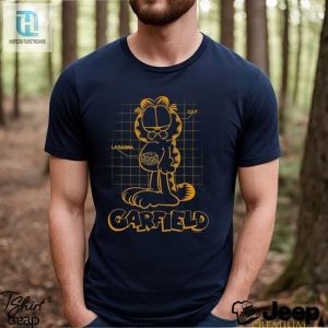 Garfield Cat Schematic Lasagna Poster Shirt hotcouturetrends 1 2