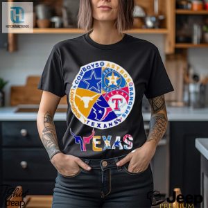 Astros Rangers Texans Longhorns Cowboys Texas Logo Shirt hotcouturetrends 1 3