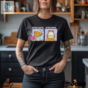 Garfield Before Coffee And After Coffee Shirt hotcouturetrends 1 3
