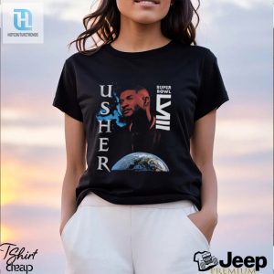 Usher Super Bowl Lviii Collection Mitchell Ness Worldwide T Shirt hotcouturetrends 1 3