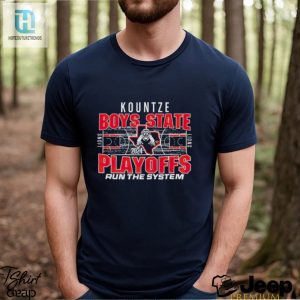 Kountze Boys State Playoffs Run The System 2024 Shirt hotcouturetrends 1 3