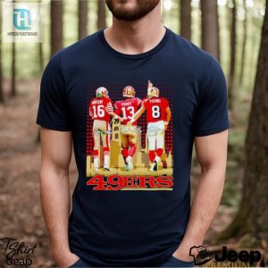 Joe Montana Brock Purdy And Steve Young 49Ers Signatures Shirt hotcouturetrends 1 3