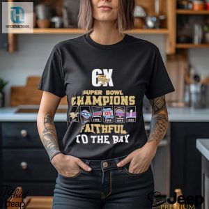 San Francisco 49Ers 6X Super Bowl Champions Faithful To The Bay Shirt hotcouturetrends 1 2