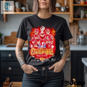 Kansas City Chiefs Super Bowl Lviii Champions Back To Back Signatures Shirt hotcouturetrends 1 2