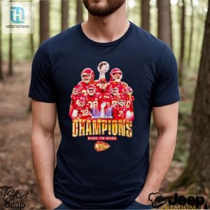 Kansas City Chiefs Super Bowl Lviii Champions Back To Back Shirt hotcouturetrends 1 3