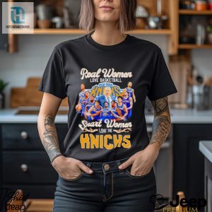 Real Women Love Basketball Smart Women Love The Knicks Signatures Shirt hotcouturetrends 1 2