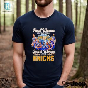 Real Women Love Basketball Smart Women Love The Knicks Signatures Shirt hotcouturetrends 1 3