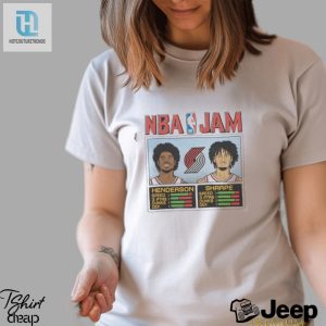 Nba Jam Trail Blazers Henderson And Sharpe Shirt hotcouturetrends 1 2