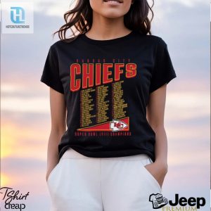 Kansas City Chiefs Fanatics Branded Super Bowl Lviii Champions Roster Best Teammates Black Shirt hotcouturetrends 1 6