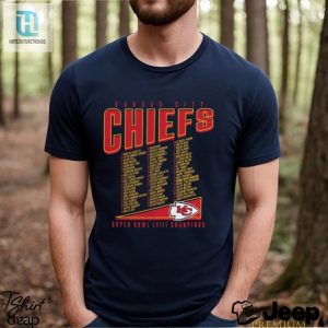 Kansas City Chiefs Fanatics Branded Super Bowl Lviii Champions Roster Best Teammates Black Shirt hotcouturetrends 1 7