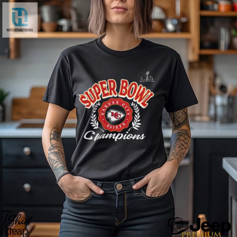 Kansas City Chiefs Fanatics Branded Womens Super Bowl Lviii Champions Shirt 